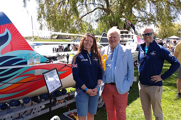 Cllr Mike Cox with Ebb and Flow Atlantic